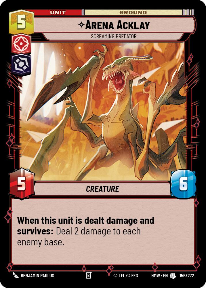 Arena Acklay - Screaming Predator