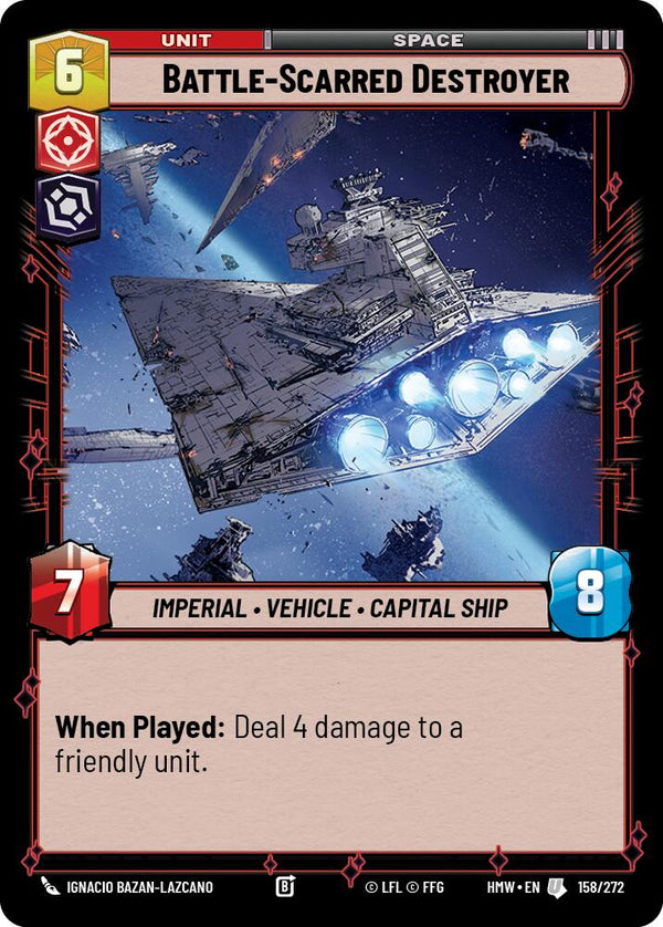 Battle-Scarred Destroyer (HMW 158/272) - Star Wars Unlimited