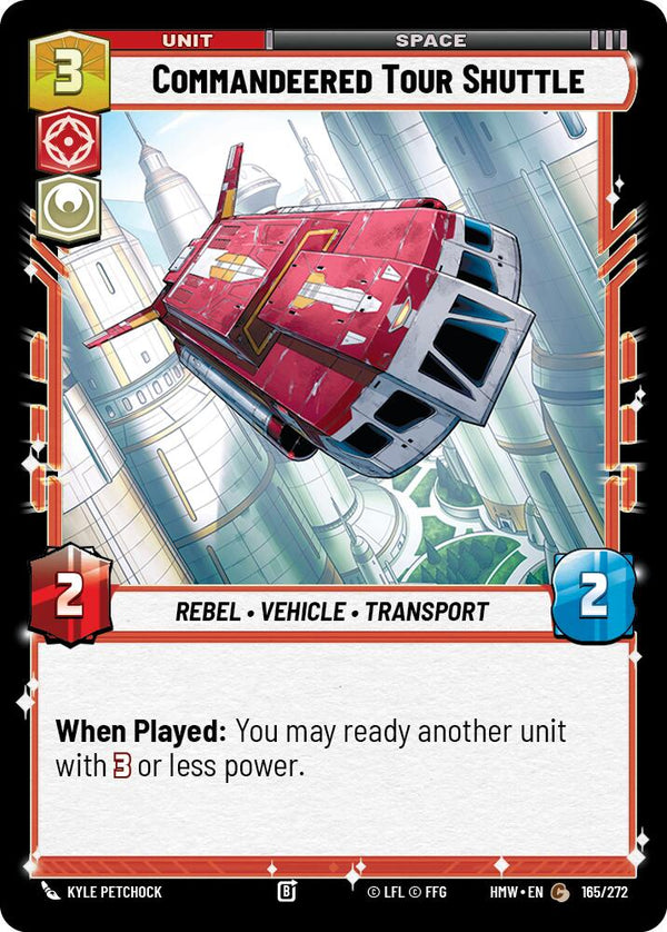 Commandeered Tour Shuttle (HMW 165/272) - Star Wars Unlimited