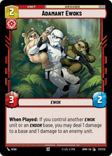 Adamant Ewoks (HMW 177/272) - Star Wars Unlimited