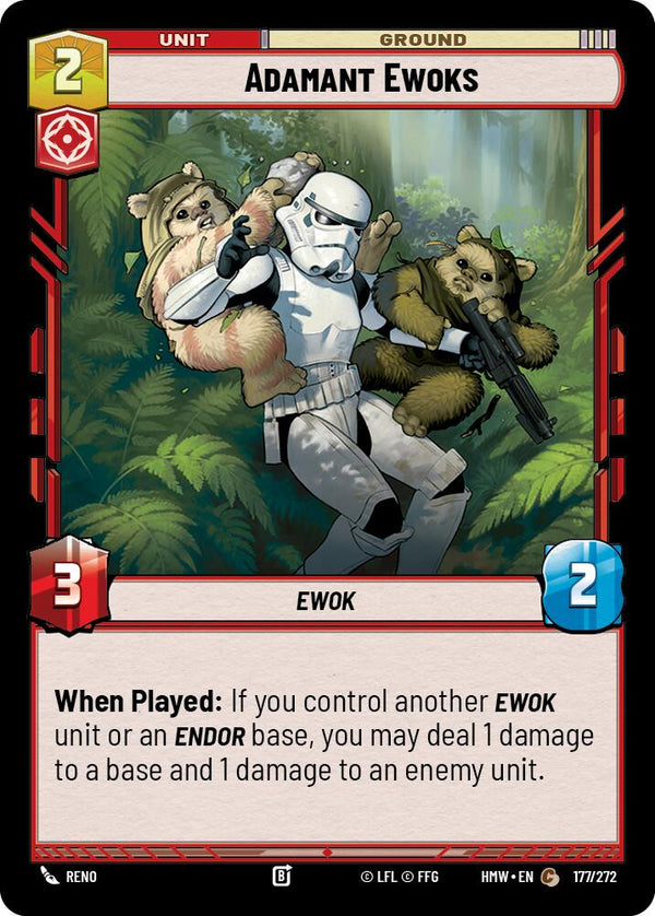 Adamant Ewoks (HMW 177/272) - Star Wars Unlimited