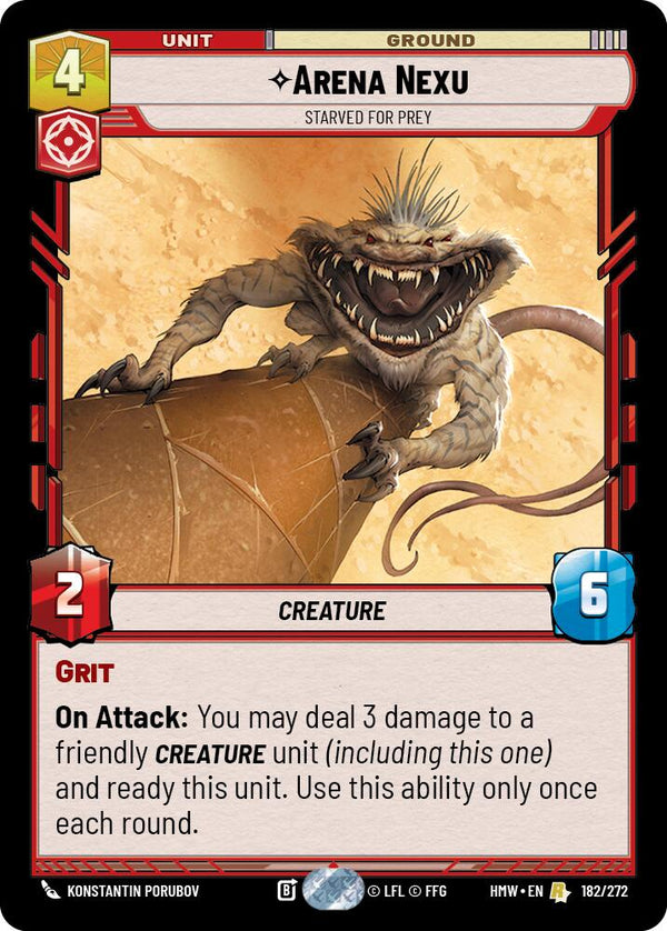 Arena Nexu - Starved for Prey (HMW 182/272) - Star Wars Unlimited