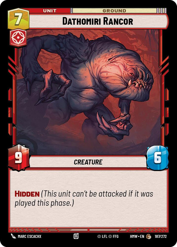 Dathomiri Rancor (HMW 187/272) - Star Wars Unlimited