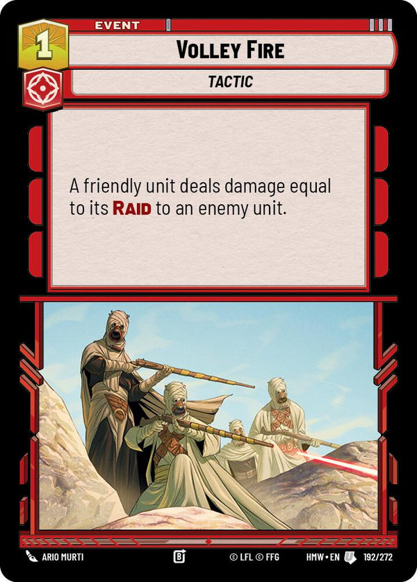 Volley Fire (HMW 192/272) - Star Wars Unlimited