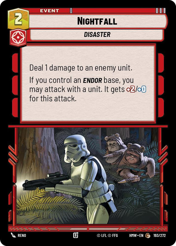 Nightfall (HMW 193/272) - Star Wars Unlimited