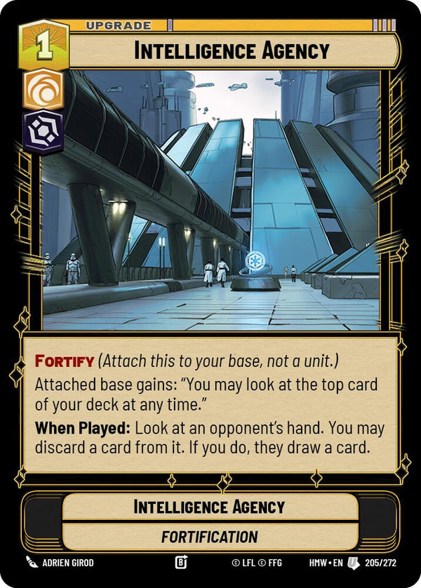 Intelligence Agency (HMW 205/272) - Star Wars Unlimited