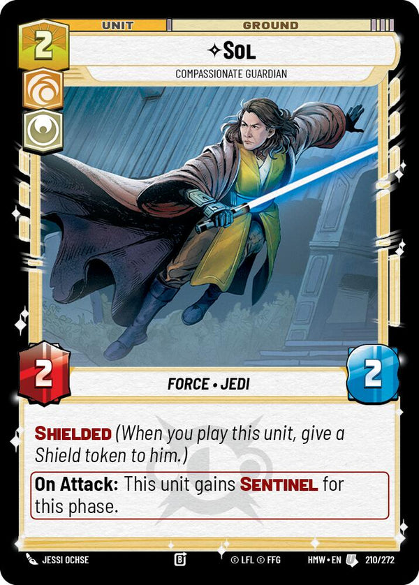 Sol - Compassionate Guardian (HMW 210/272) - Star Wars Unlimited