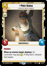 Phee Genoa - Liberator of Ancient Wonders (HMW 214/272) - Star Wars Unlimited