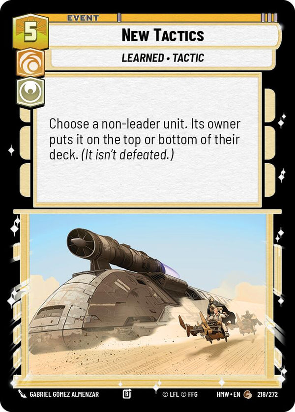 New Tactics (HMW 218/272) - Star Wars Unlimited