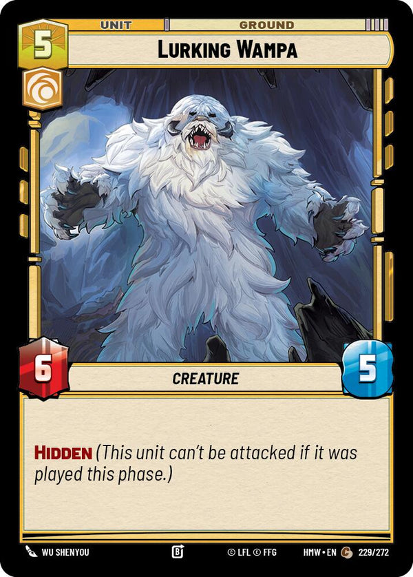Lurking Wampa (HMW 229/272) - Star Wars Unlimited