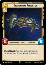Dragonboat Freighter (HMW 231/272) - Star Wars Unlimited