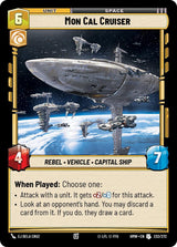 Mon Cal Cruiser (HMW 232/272) - Star Wars Unlimited