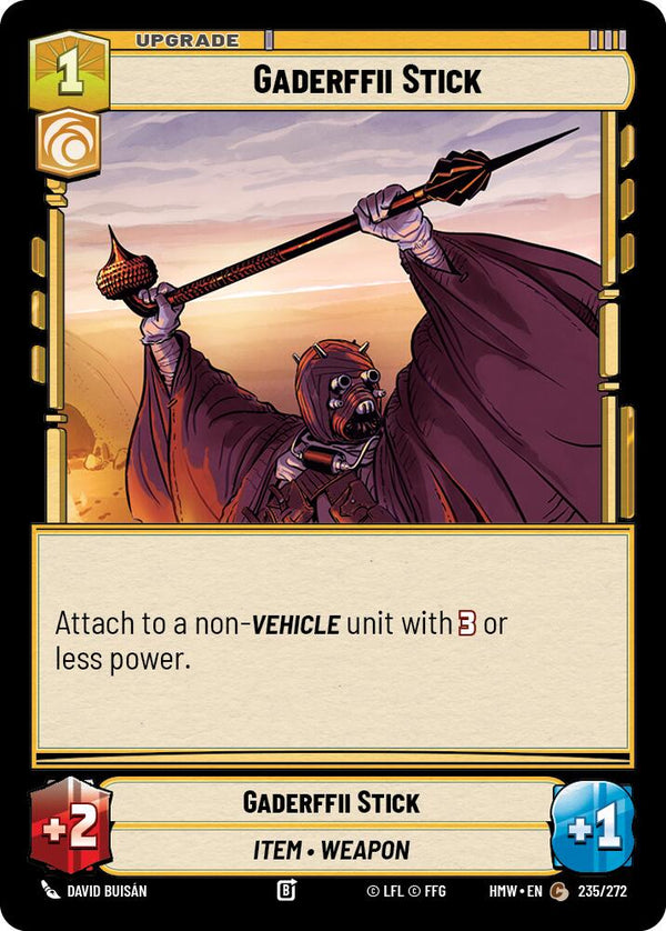 Gaderffii Stick (HMW 235/272) - Star Wars Unlimited