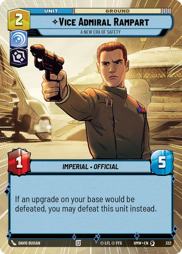 Vice Admiral Rampart - A New Era of Safety (Hyperspace) (HMW 332) - Star Wars Unlimited
