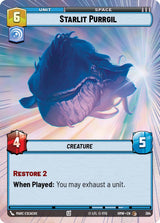 Starlit Purrgil (Hyperspace) (HMW 364) - Star Wars Unlimited