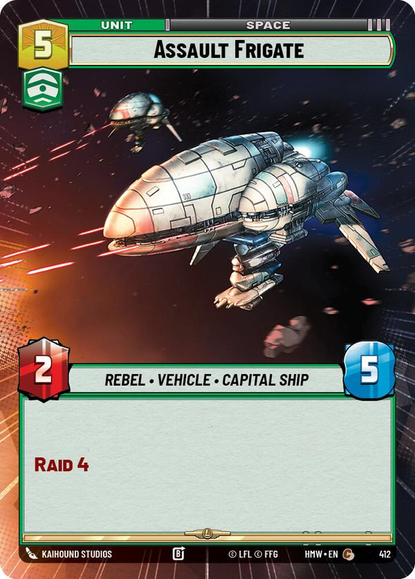 Assault Frigate (Hyperspace) (HMW 412) - Star Wars Unlimited