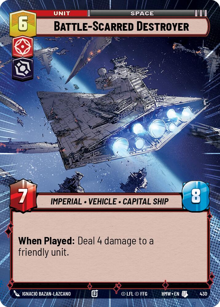 Battle-Scarred Destroyer (Hyperspace)