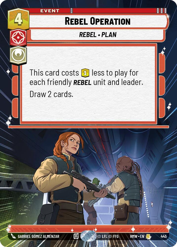 Rebel Operation (Hyperspace) (HMW 445) - Star Wars Unlimited
