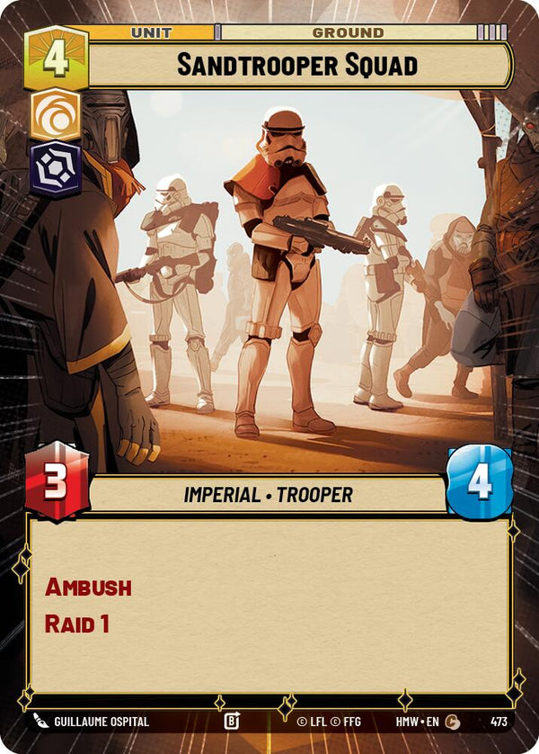 Sandtrooper Squad (Hyperspace) (HMW 473) - Star Wars Unlimited
