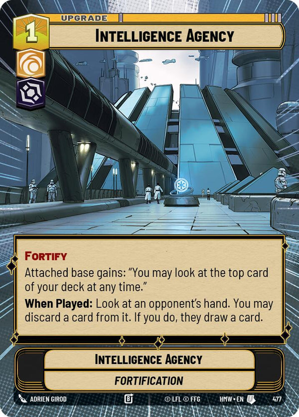 Intelligence Agency (Hyperspace) (HMW 477) - Star Wars Unlimited