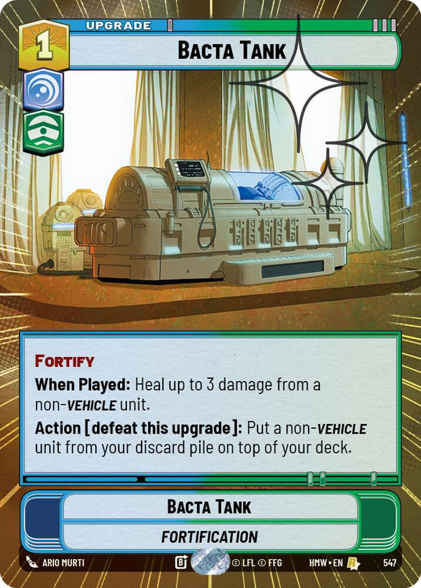 Bacta Tank (Hyperspace Foil) (HMW 547) - Star Wars Unlimited