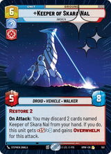 Keeper of Skara Nal - Awoken (Hyperspace Foil) (HMW 551) - Star Wars Unlimited