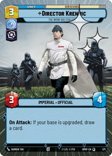 Director Krennic - The Work Has Stalled (Hyperspace Foil) (HMW 571) - Star Wars Unlimited