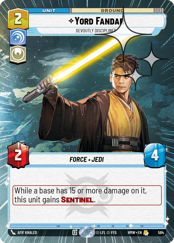 Yord Fandar - Devoutly Disciplined (Hyperspace Foil)