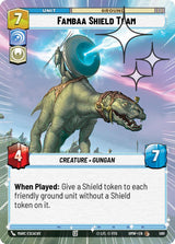 Fambaa Shield Team (Hyperspace Foil) (HMW 590) - Star Wars Unlimited