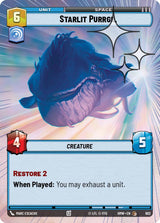 Starlit Purrgil (Hyperspace Foil) (HMW 602) - Star Wars Unlimited