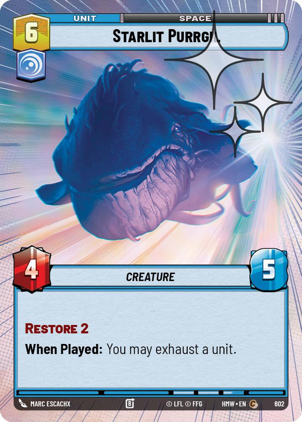Starlit Purrgil (Hyperspace Foil) (HMW 602) - Star Wars Unlimited