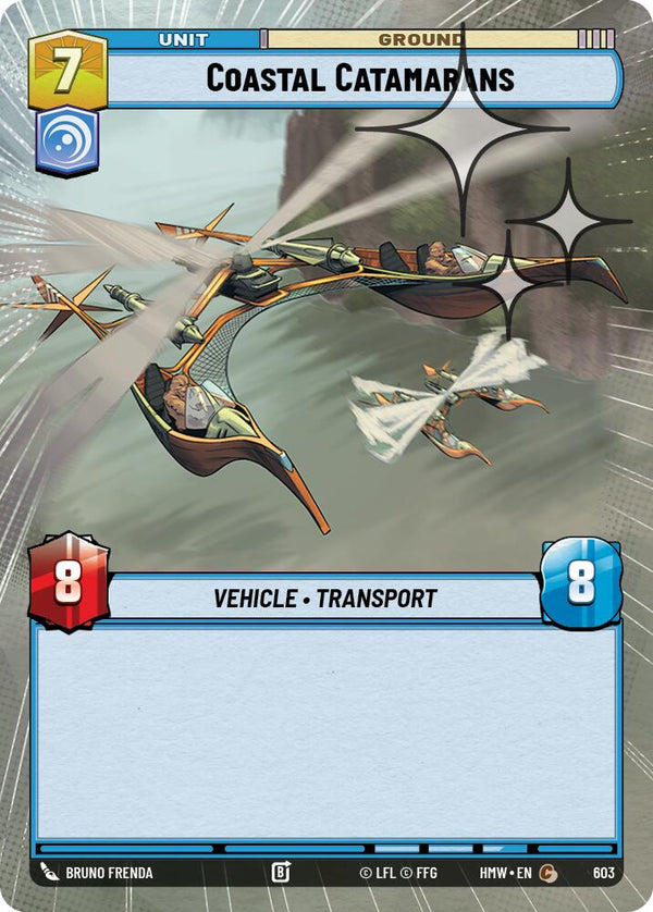 Coastal Catamarans (Hyperspace Foil) (HMW 603) - Star Wars Unlimited