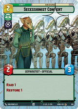Secessionist Convert (Hyperspace Foil) (HMW 616) - Star Wars Unlimited