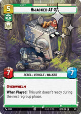 Hijacked AT-ST (Hyperspace Foil) (HMW 631) - Star Wars Unlimited