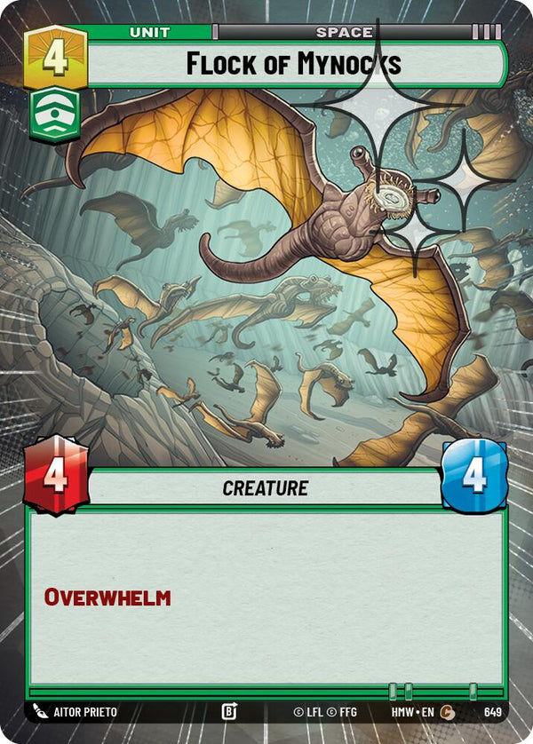 Flock of Mynocks (Hyperspace Foil) (HMW 649) - Star Wars Unlimited