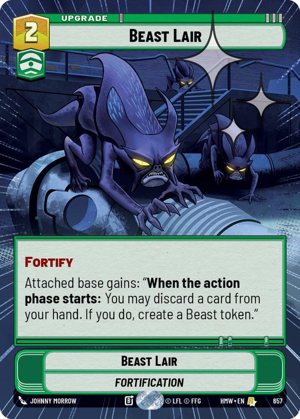 Beast Lair (Hyperspace Foil) (HMW 657) - Star Wars Unlimited