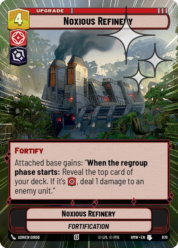 Noxious Refinery (Hyperspace Foil) (HMW 670) - Star Wars Unlimited