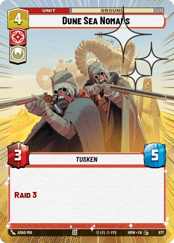 Dune Sea Nomads (Hyperspace Foil) (HMW 677) - Star Wars Unlimited