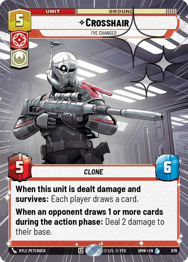 Crosshair - I've Changed (Hyperspace Foil) (HMW 679) - Star Wars Unlimited