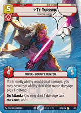 Ty Yorrick - Monster Hunter (Hyperspace Foil) (HMW 695) - Star Wars Unlimited
