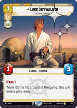 Luke Skywalker - Dreaming Farmboy (Hyperspace Foil) (HMW 718) - Star Wars Unlimited