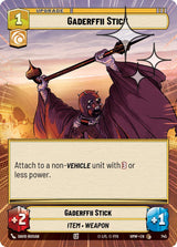 Gaderffii Stick (Hyperspace Foil) (HMW 745) - Star Wars Unlimited
