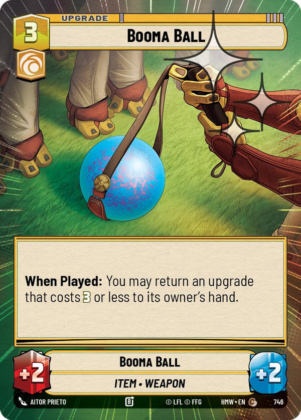 Booma Ball (Hyperspace Foil) (HMW 746) - Star Wars Unlimited