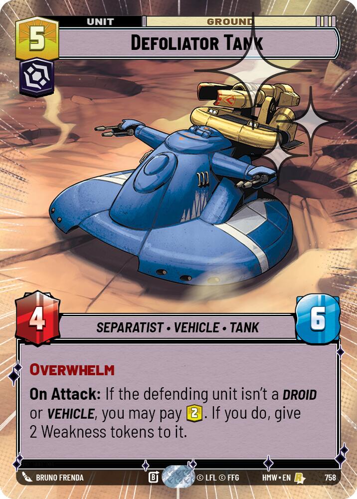 Defoliator Tank (Hyperspace Foil)