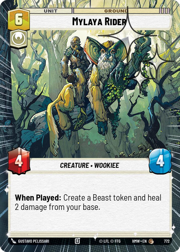 Mylaya Rider (Hyperspace Foil) (HMW 772) - Star Wars Unlimited