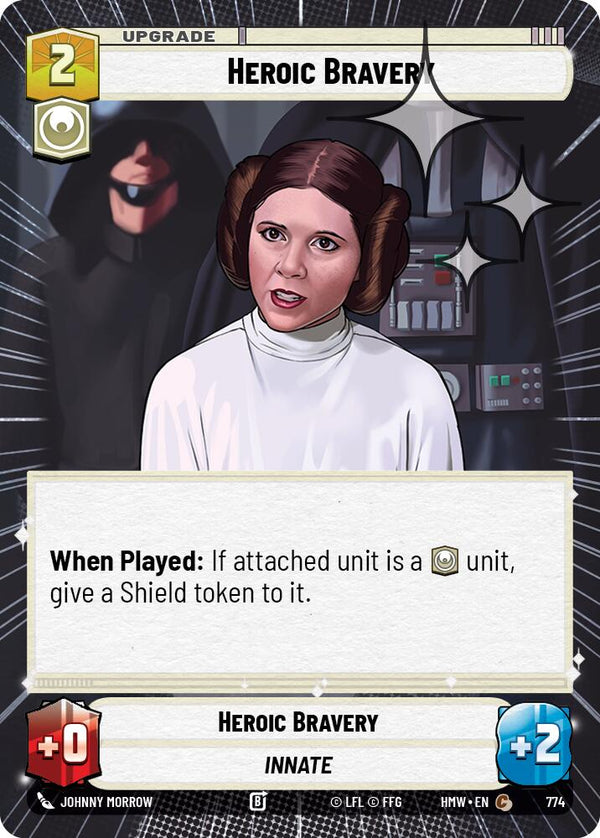 Heroic Bravery (Hyperspace Foil) (HMW 774) - Star Wars Unlimited