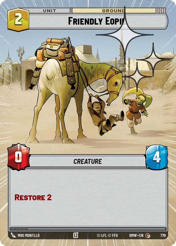 Friendly Eopie (Hyperspace Foil) (HMW 779) - Star Wars Unlimited