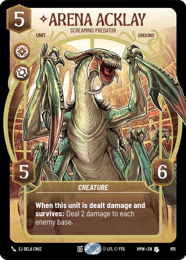 Arena Acklay - Screaming Predator (Prestige)