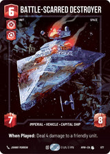 Battle-Scarred Destroyer (Prestige Foil) (HMW 877) - Star Wars Unlimited