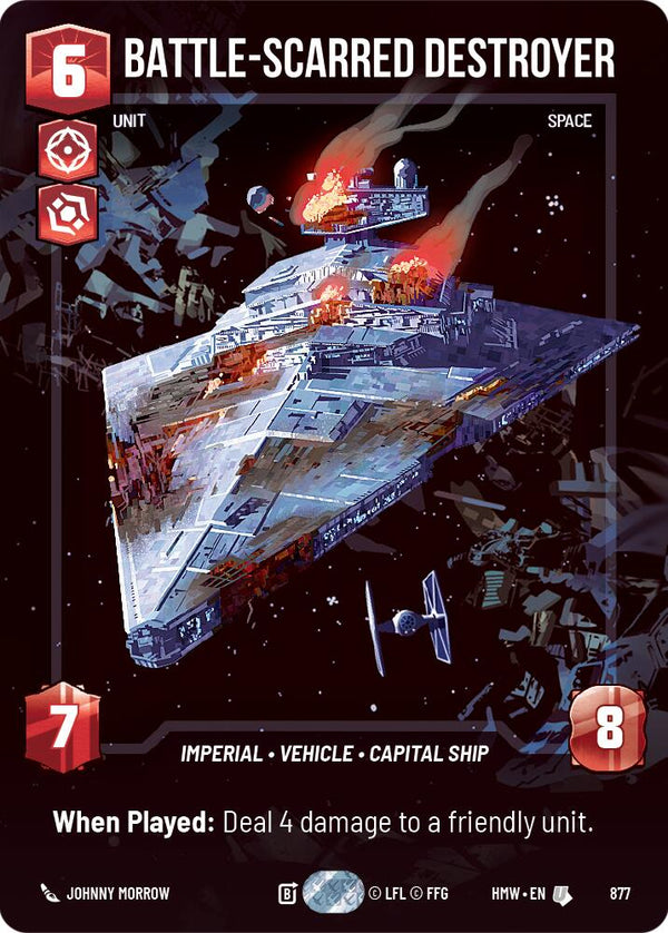 Battle-Scarred Destroyer (Prestige Foil) (HMW 877) - Star Wars Unlimited